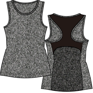 Patron ropa, Fashion sewing pattern, molde confeccion, patronesymoldes.com Vest top 9704 LADIES T-Shirts